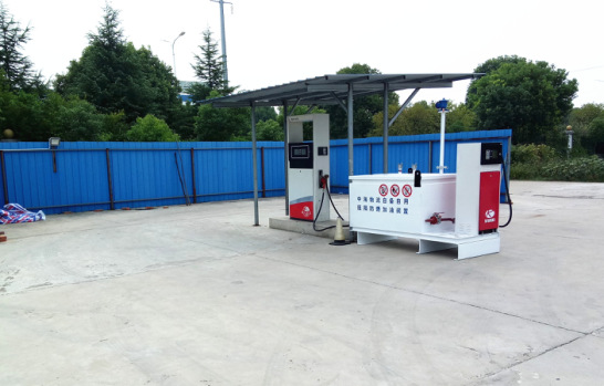 山东隆泰石油化工1立方大型阻隔防爆撬装式车载可移动加油站