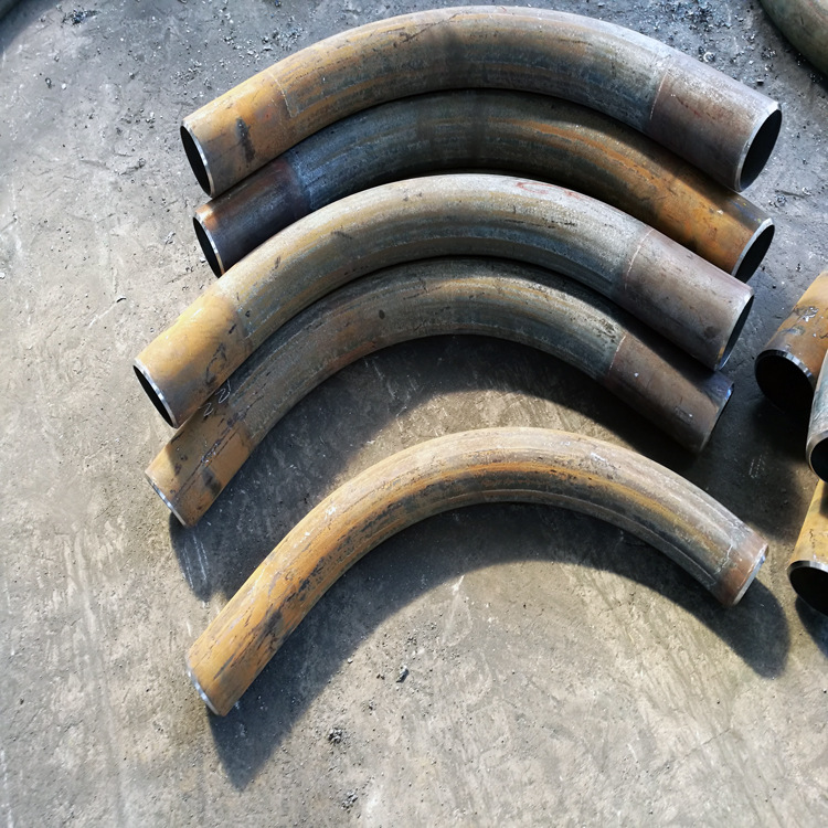 90度弯管,口径133,壁厚8mm,弯曲半径为600mm,即r=600mm,两边加直段200