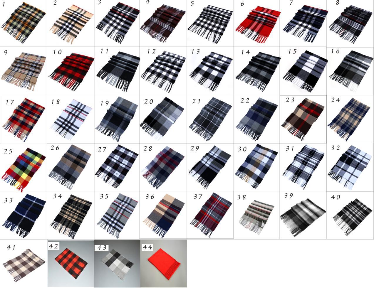 男士围巾色卡首图