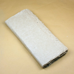 四尺手工枸皮纸仿古宣纸皮纸枸皮传统手工技艺制作纯枸皮纸