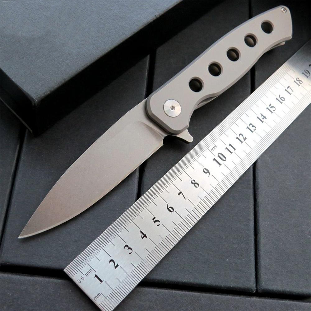 d2钢高硬度随身小刀钛合金折叠刀战术户外小刀水果刀阳江工厂现货