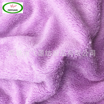 拖把布 吸水绒布料 单面双面珊瑚绒面料 干发帽面料 宠物用品布