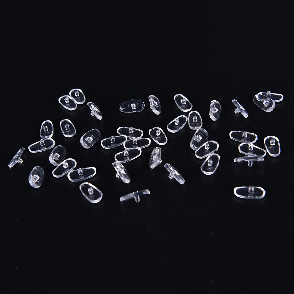 厂家供应pvc鼻托眼镜托叶锁式塑料鼻托叶眼镜配件