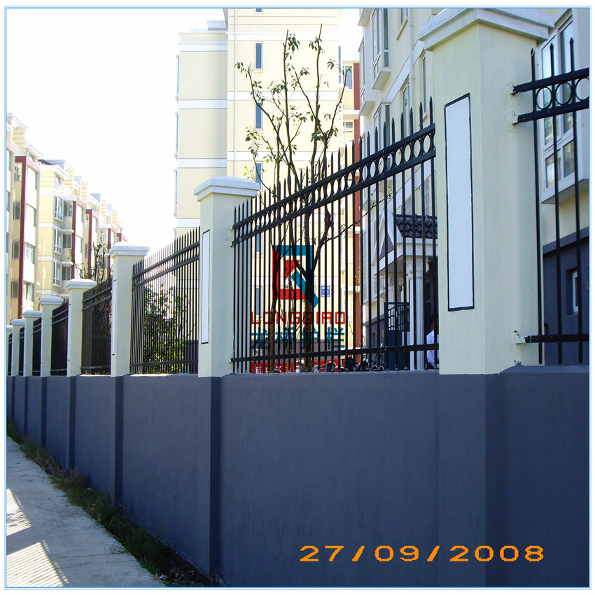 苏州厂区围墙护栏 企业围墙栏杆 安全美观 厂家直销