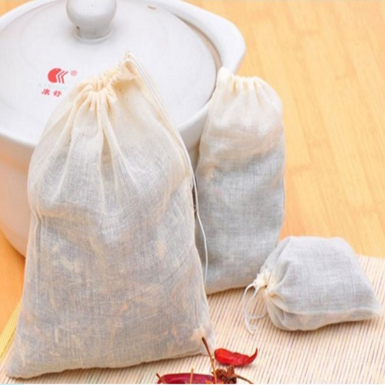 加厚煲鱼袋煲汤袋纱布鱼汤袋中药袋隔渣袋卤味袋过滤调料袋12*16