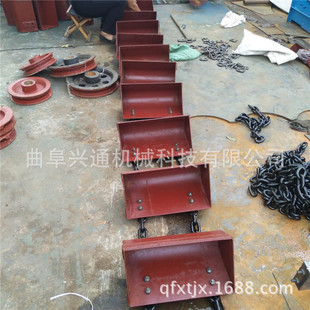 无锡煤灰渣挖斗式输送机 高粱入罐垂直斗式提升机厂家