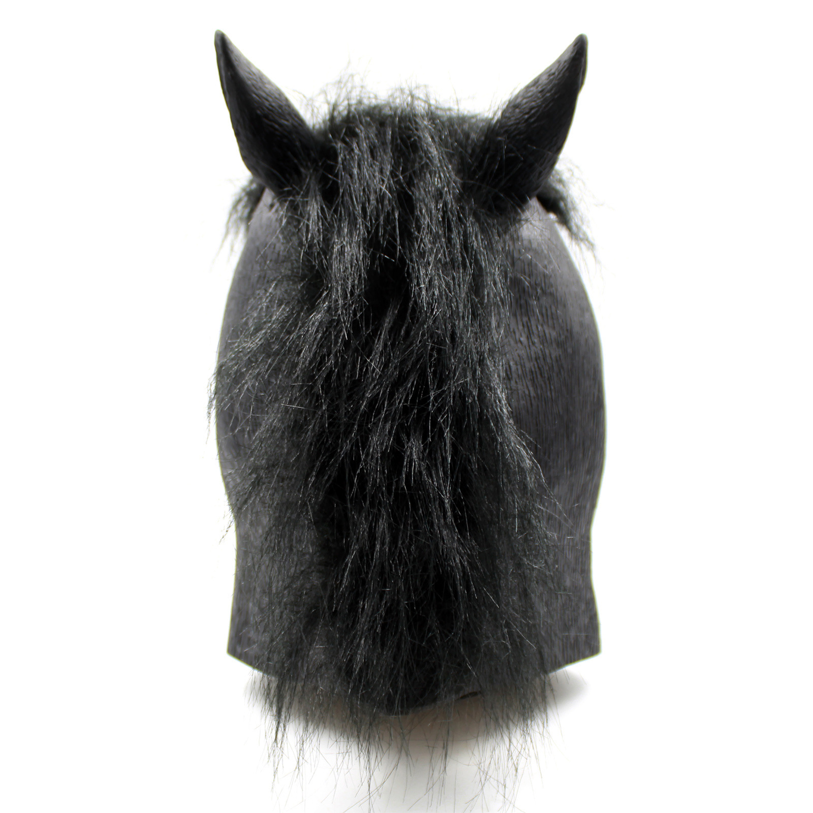 黑马头面具 万圣节 化妆舞会演出masquerade乳胶动物道具厂家直销