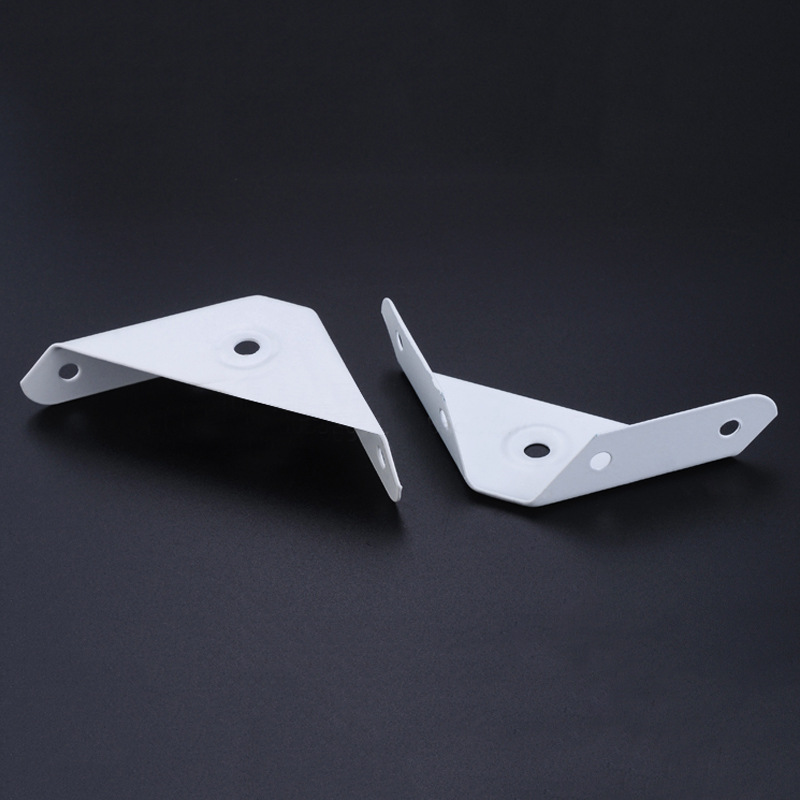 白色小号三角撑角码 橱柜连接固定连接件 餐台沙发柜三角架角撑