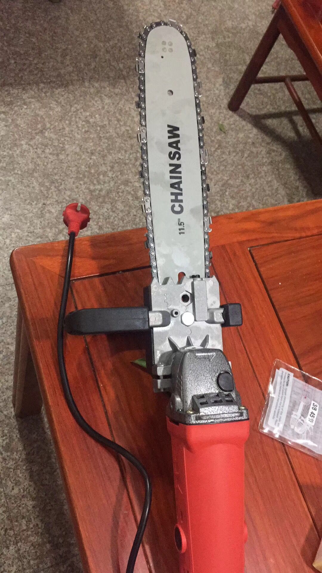 角磨机转换器电链锯改装电锯支架角磨锯家用小型锯手工锯木工锯