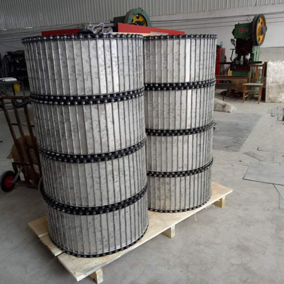 晨源热卖304不锈钢链板 输送机专用挡板式链板 输送设备配件链板