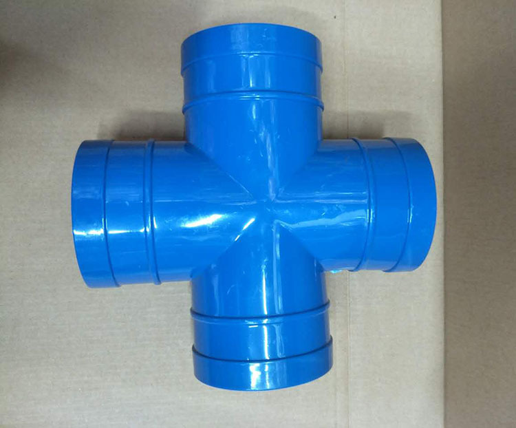 三寸正四通水管接头 农业园林灌溉绿化管配件 pvc水管配件接头