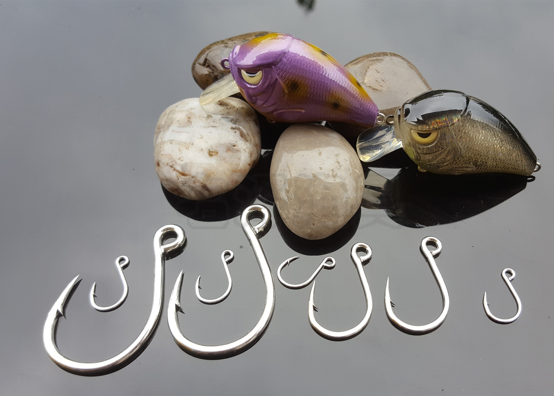 鱼钩 单钩480000 铁板钩 大眼鱼钩