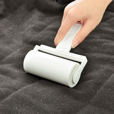 可撕式手柄滚筒衣物卷纸粘毛器地毯毛发粘尘器除尘器b8311
