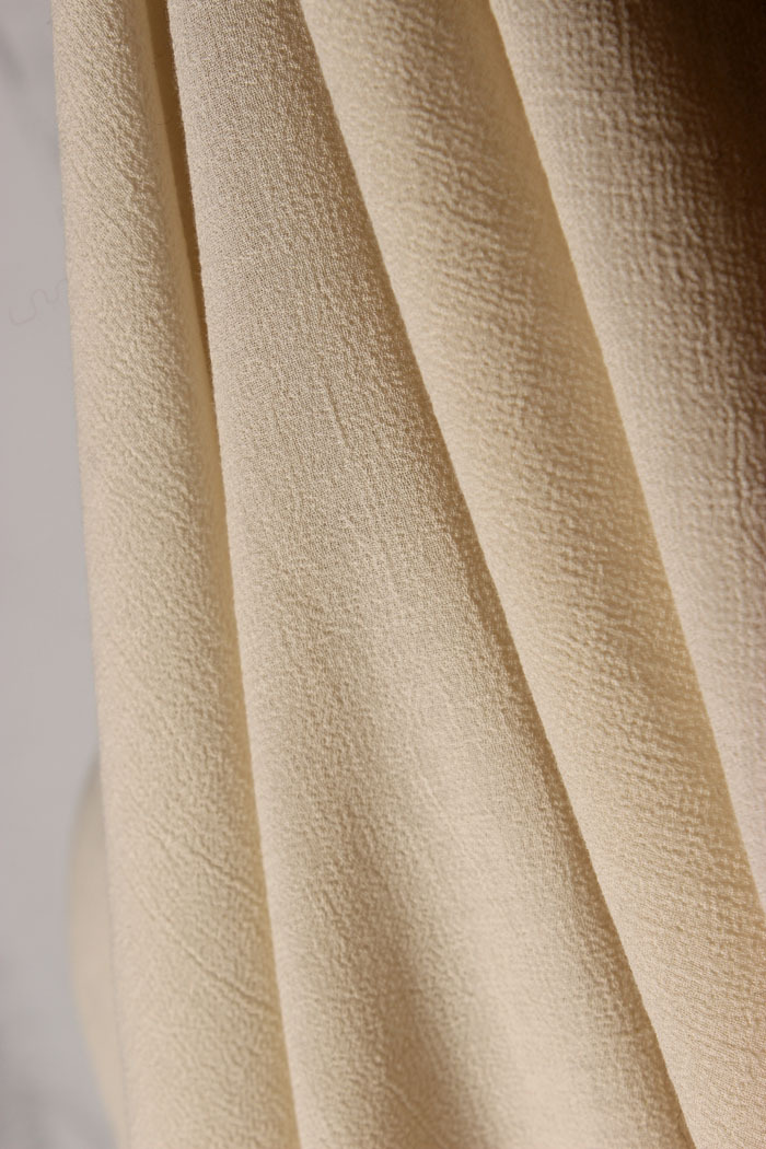 米色人棉人造棉 乱麻全棉纯棉布料 克重120g