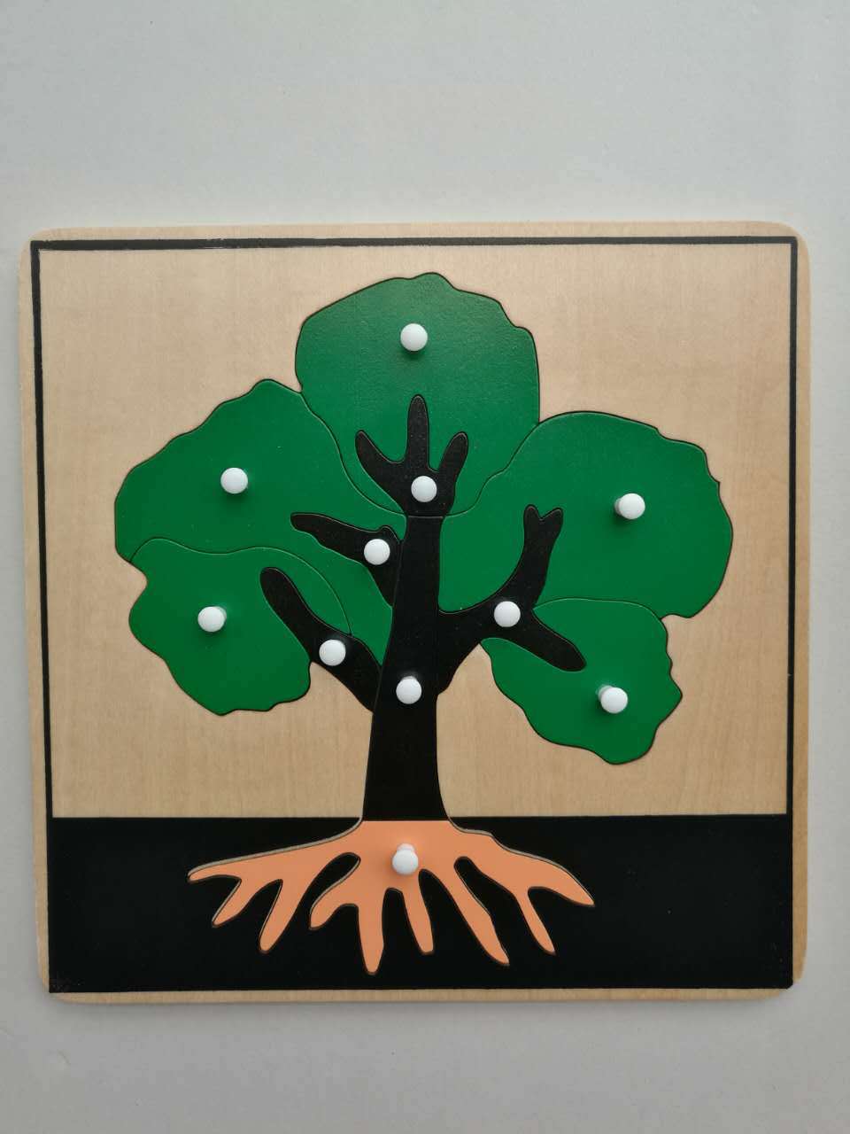 蒙氏教具国际版早教玩具蒙台梭利教具蒙特梭利教具动植物嵌板拼版