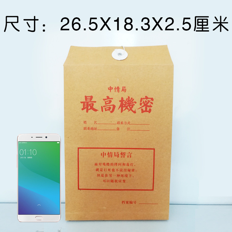 创意礼物袋礼品袋机密袋子牛皮袋子文件袋老师妈妈好闺蜜装小礼物