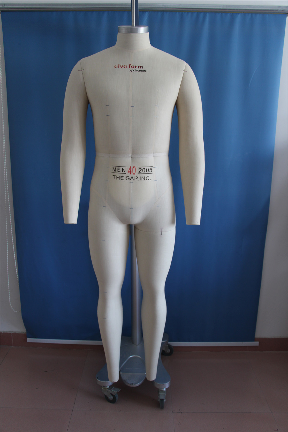 男装模特道具40码全身男板房模特欧美立体裁剪人台可插针支架可调