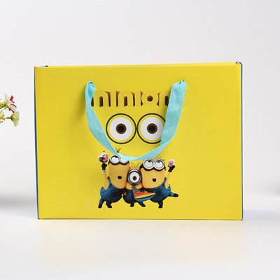 多规格多样式海绵宝宝创意抽屉式纸盒 周岁生日抽屉礼盒定制