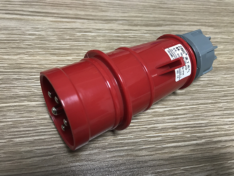 浙工电气380v5芯16a航空工业插头 三相五线16a5p插座箱电源插头