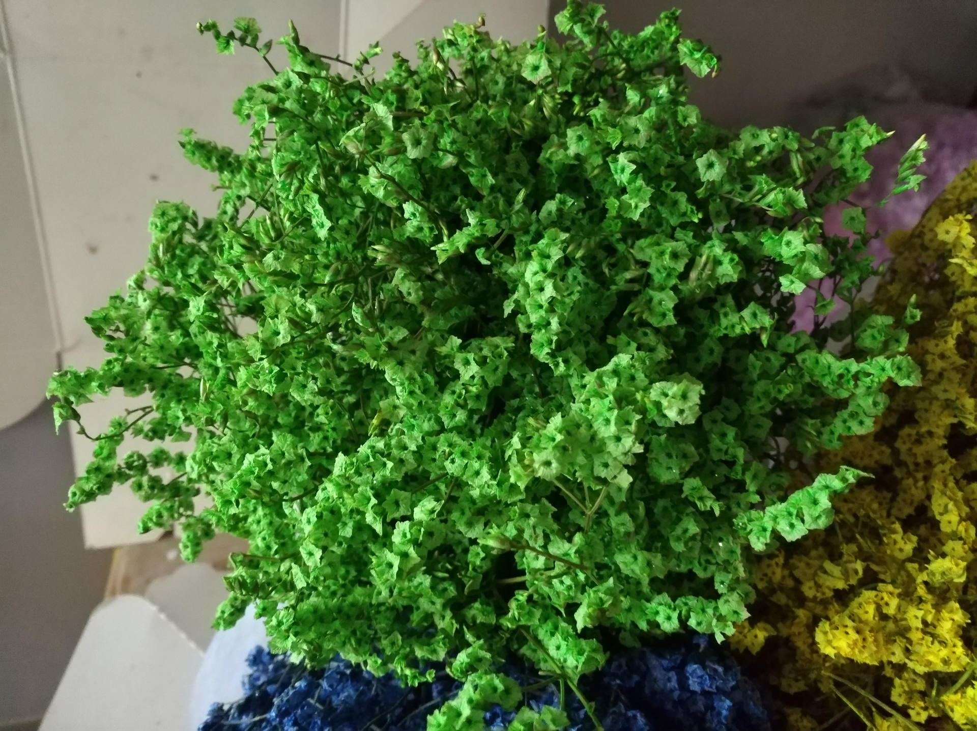 云南天然风干干花花束家居装饰摆放花艺拍摄道具花束彩色水晶草