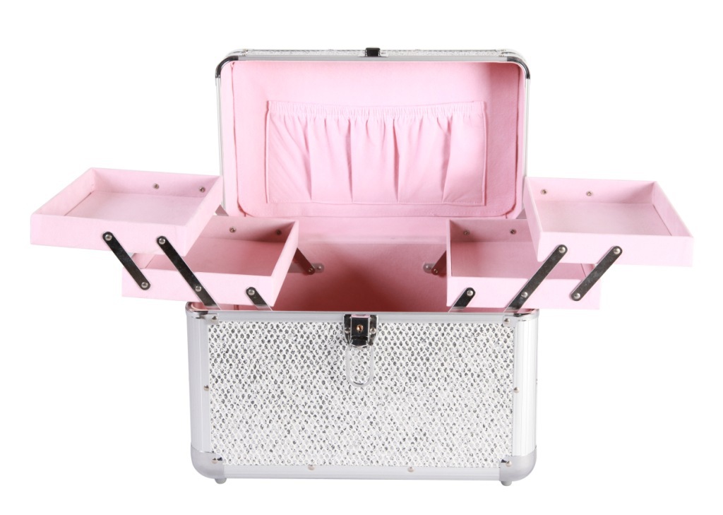 多层化妆箱 收纳盒大号 手提专业美容美甲箱包