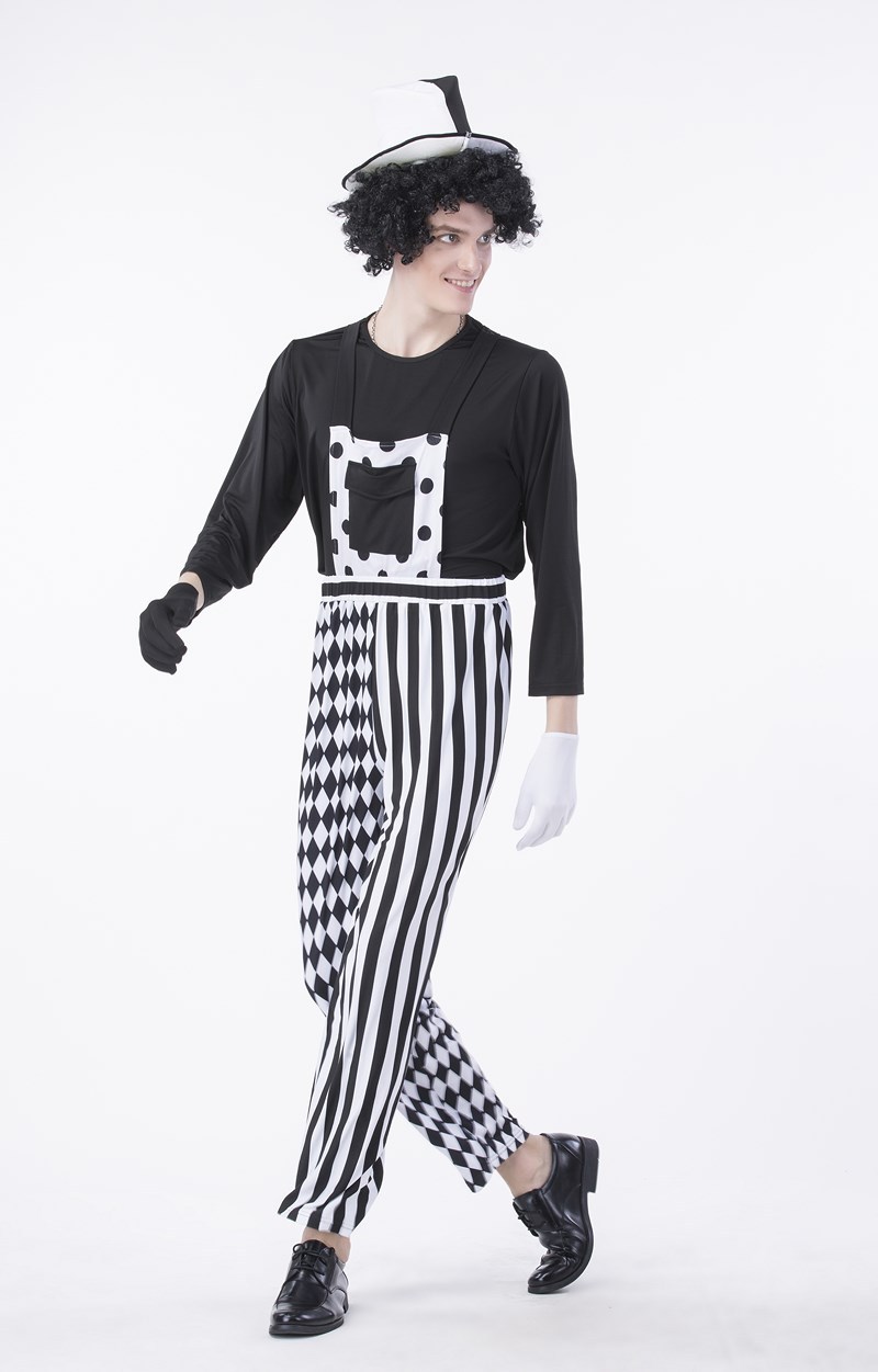 新款万圣节服装马戏团小丑化妆舞会情侣夜店夜场酒吧派对舞台ds演