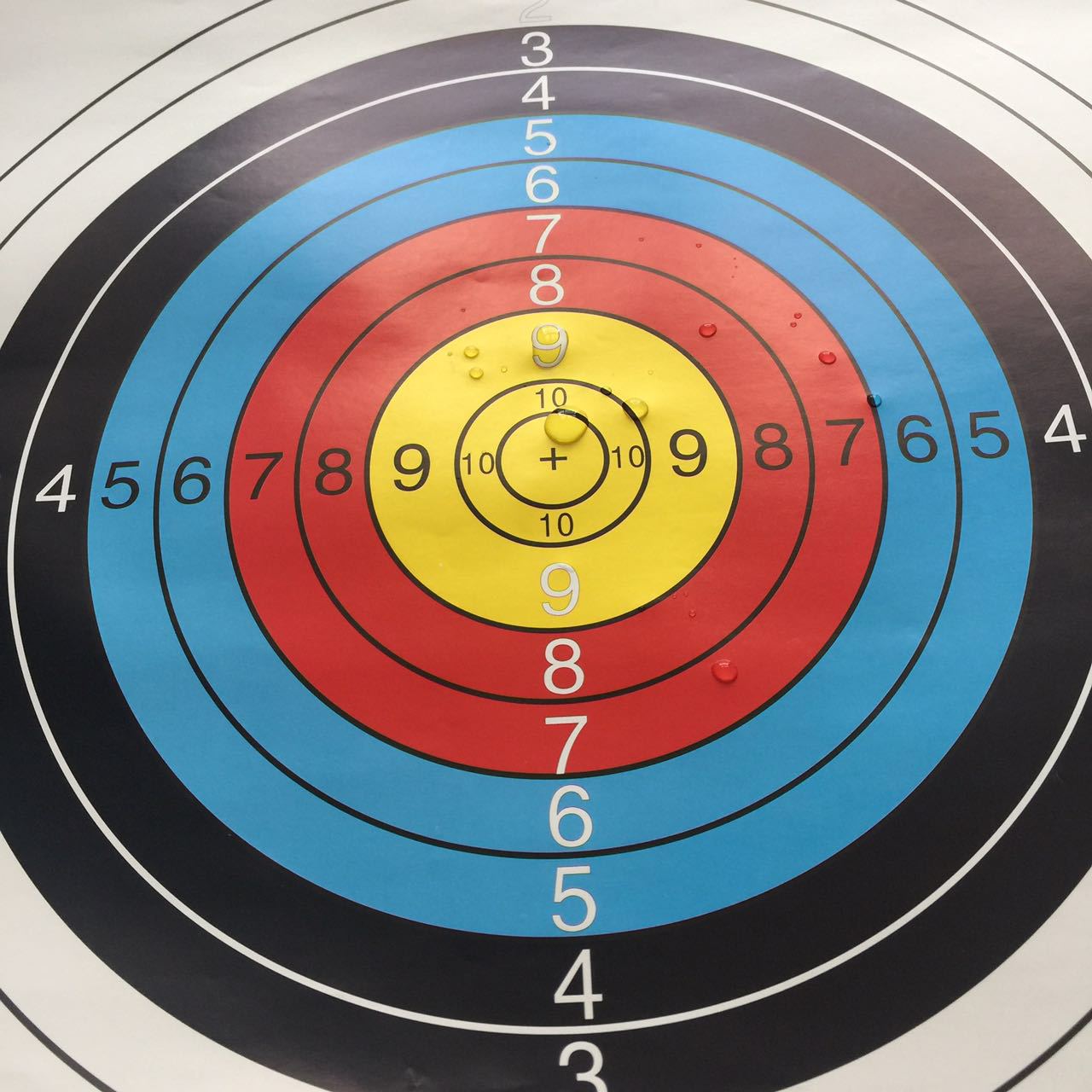 厂家直销射击枪靶 40 60cm练习射击靶纸 射击靶练习靶纸 射箭器材