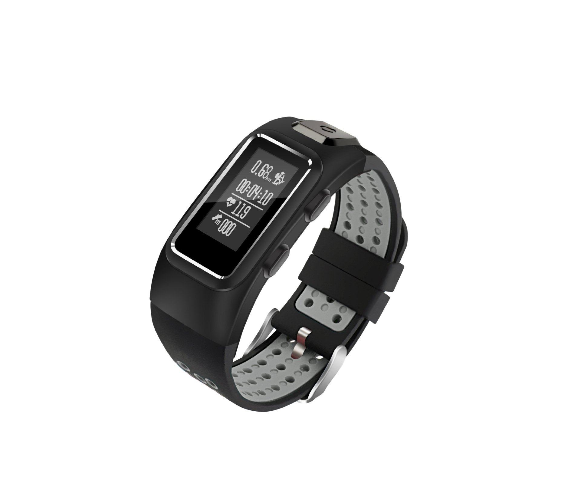 db10智能手环 gps运动轨迹高度温度气压走路跑步骑行登山心率跨境