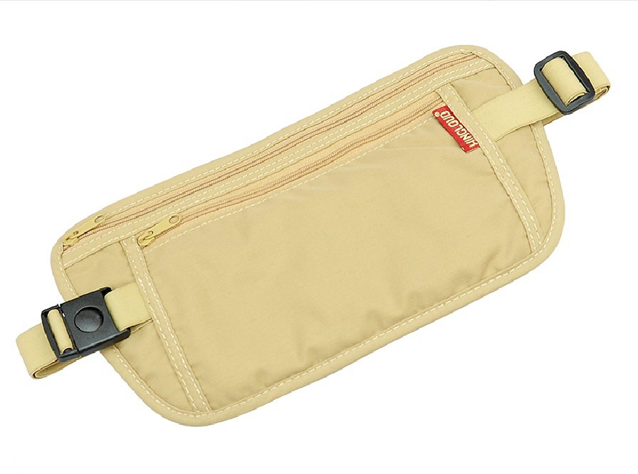 义乌厂家定制旅游贴身腰包 旅行贴身腰包 跑步贴身隐形腰包