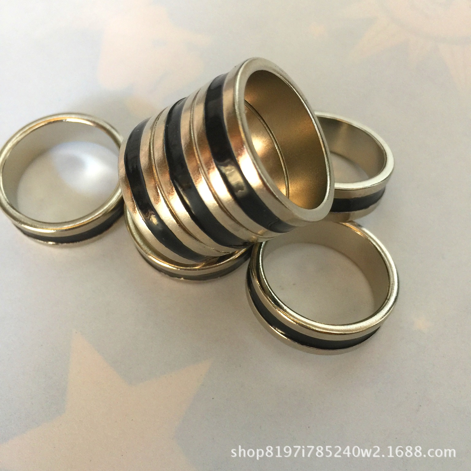 磁性戒指 强力磁性戒指 磁环 强磁力 黑圈磁力戒指磁铁魔术戒指