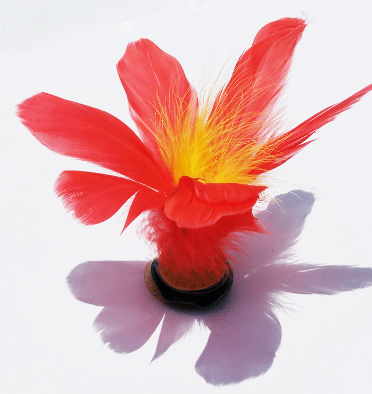 荷花毽子厂家销售毽球花式花毽中小学生比赛用毽球训练羽毛毽子