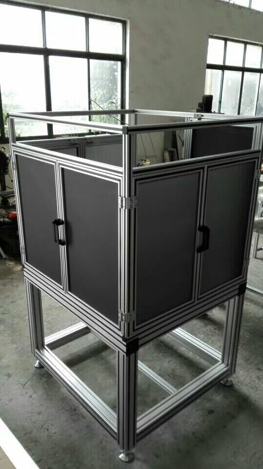 供应铝合金工作台 展示架 提供铝型材框架组装 厂家生产加工