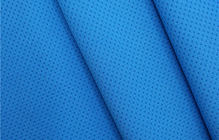 全涤爽宜网 休闲运动服针织面料 吸湿速干透气t恤布料 现货供应