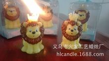 厂家批发跨境电商外销蜡烛动物蜡烛卡通生日蜡烛狮子王派对蜡烛