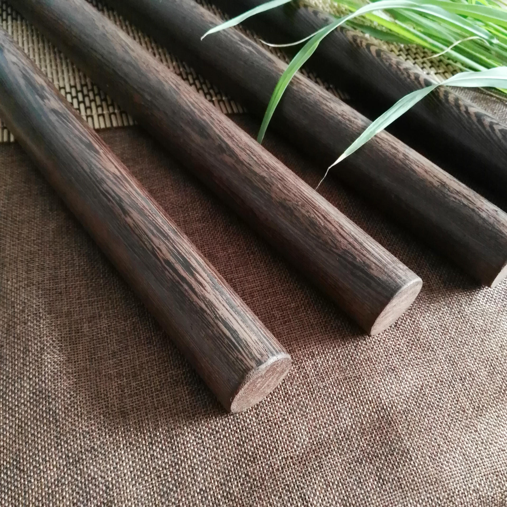 鸡翅木擀面杖实木大号擀面杖55厘米厂家直销手工面条烙饼用擀面杖