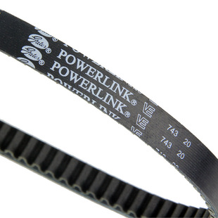 盖茨743 20 30皮带 gy6125传动皮带 摩托车原装美国powerlink皮带