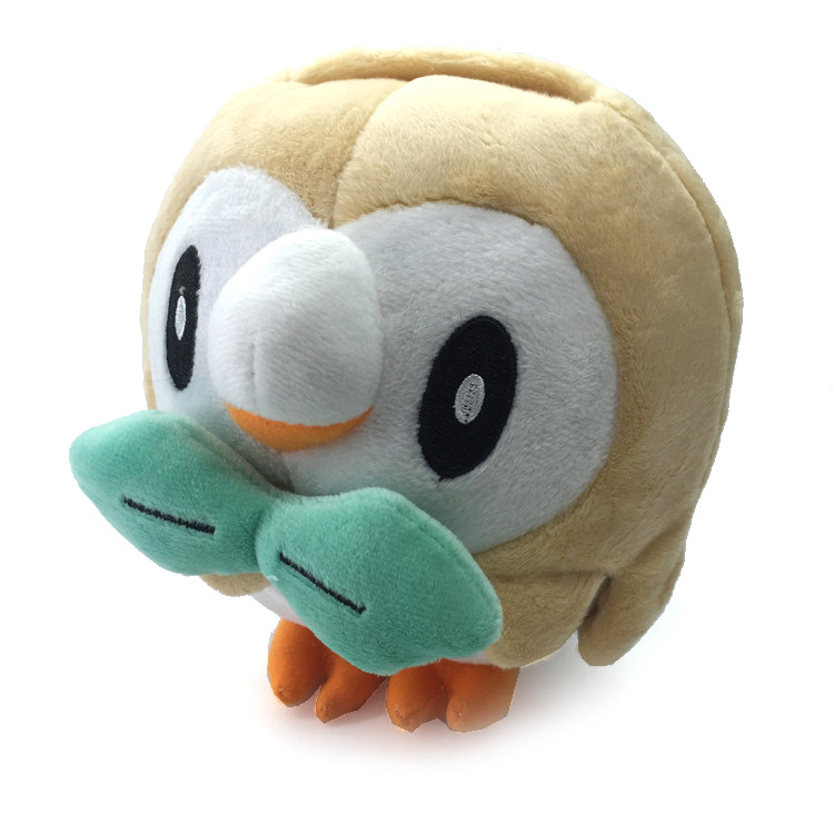 宠物小精灵木木枭毛绒公仔布偶抱枕 神奇宝贝玩具娃娃玩偶礼物