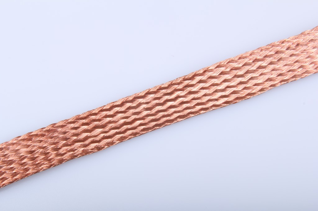 供应各种规格裸镀铜编织带 优质铜箔软连接铜导电带 铜排软连接