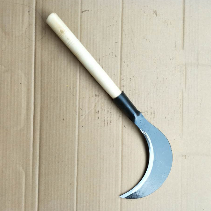 厂家直销丰达牌624镰刀大苗刀多功能农用刀木柄割麦刀