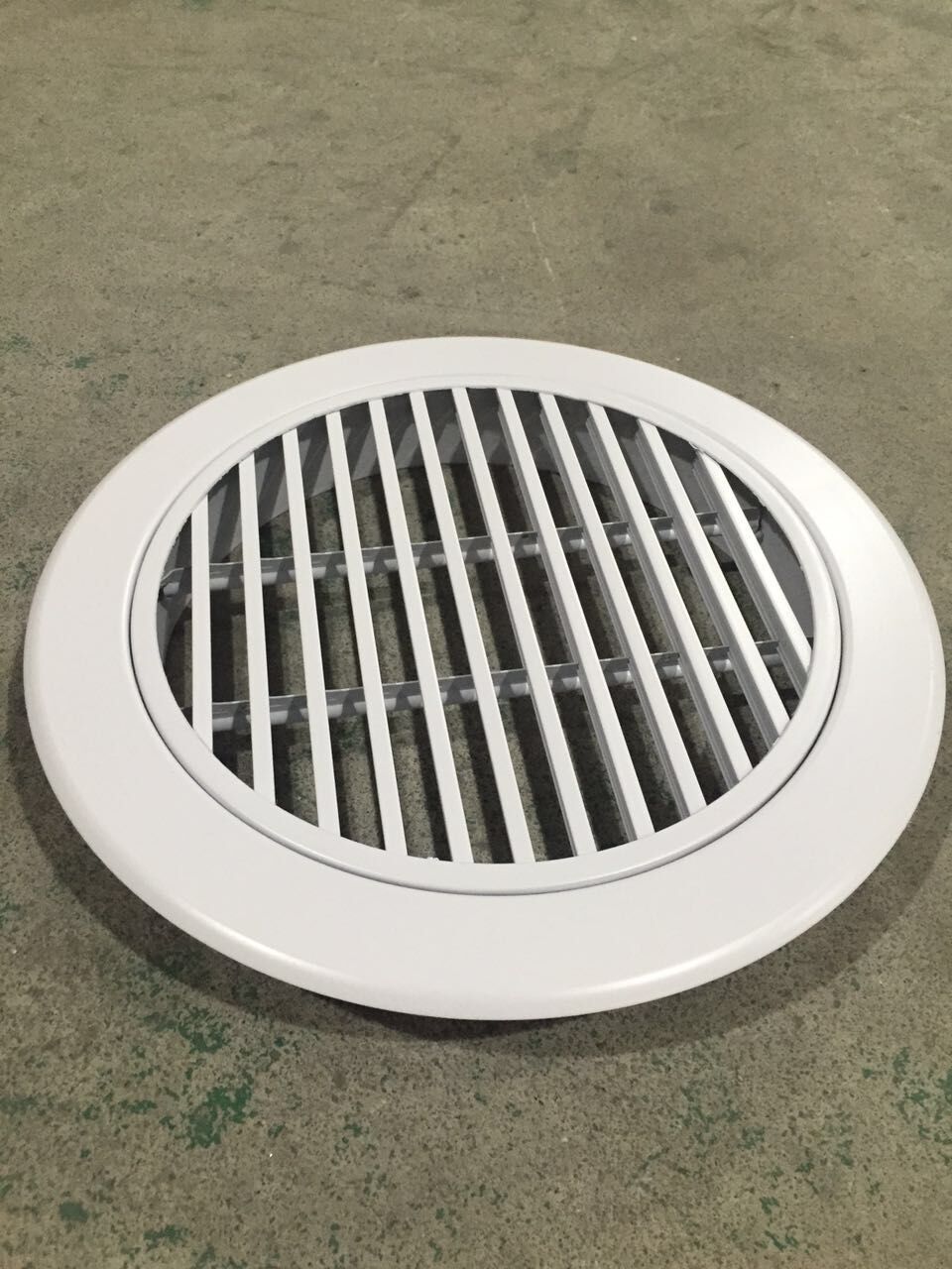 定做圆形通风口 铝合金圆形送风口 圆形百叶风口 圆型出风口