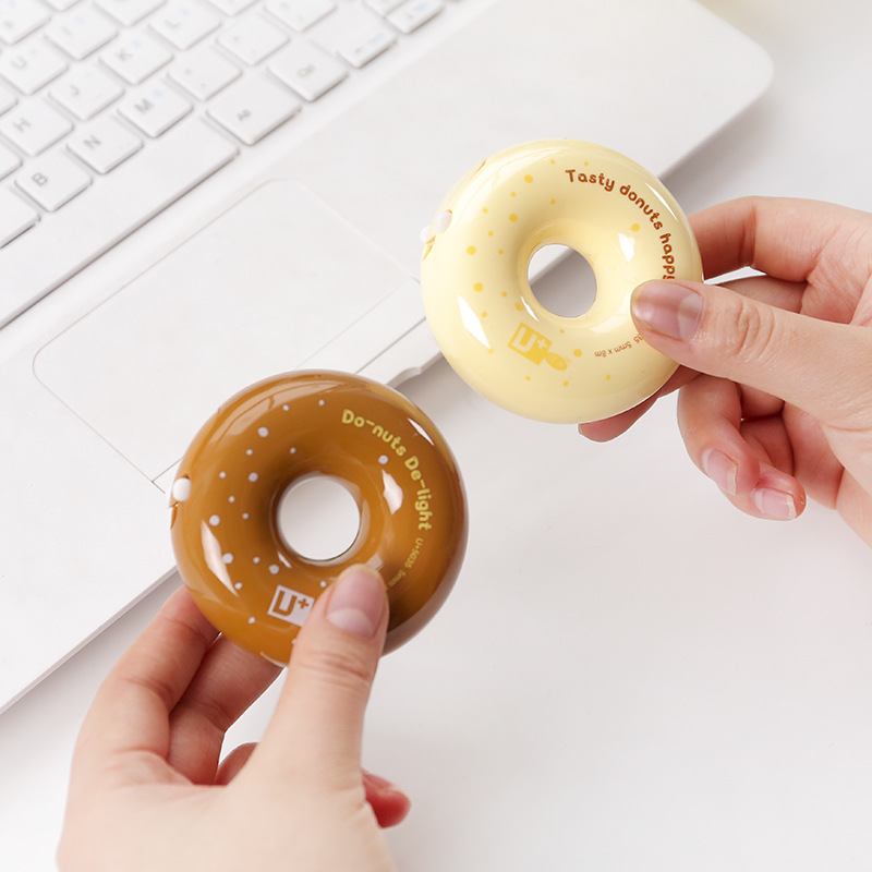 天高 小清新创意文具甜甜圈修正带学生马卡龙可爱造型涂改带改正