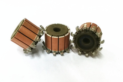 有刷直流电机配件马达配件整流子换向器铜头12片 外径12mm