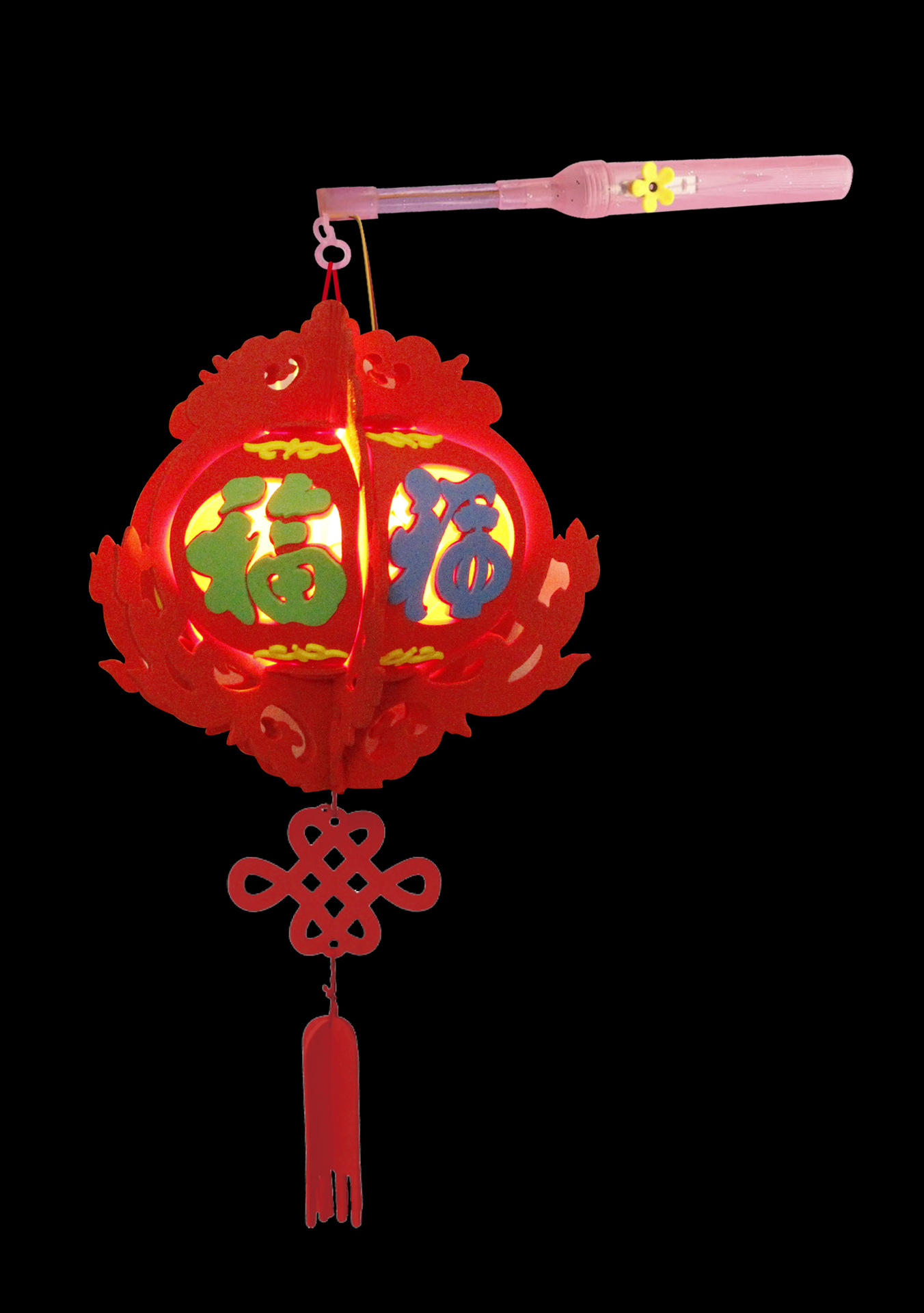 儿童手工灯笼新年春节中秋元宵喜庆diy宫灯eva制作材料金翅膀玩具