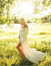 欧美跨境直供孕妇连衣裙Ebay亚马逊孕妇写真雪纺拖地长裙