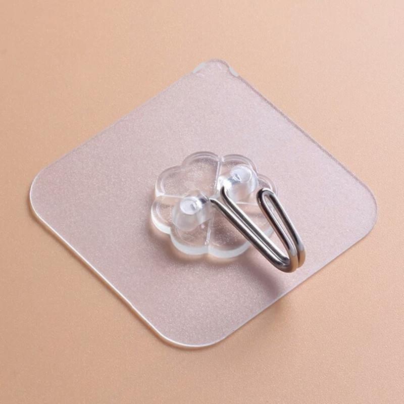 透明无痕挂钩批发 无痕粘贴 挂钩 pvc无痕免钉粘钩