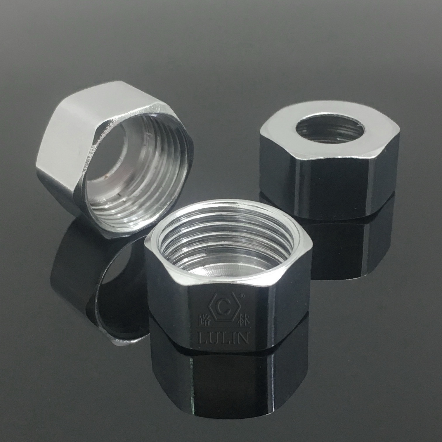 不锈钢201软管螺母波纹管螺母编织管螺帽进水管连接头4分