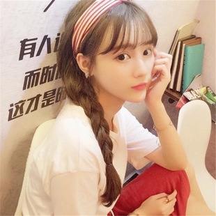 假发女长发空气刘海自然逼真鱼骨辫麻花辫小清新单辫假马尾全头套