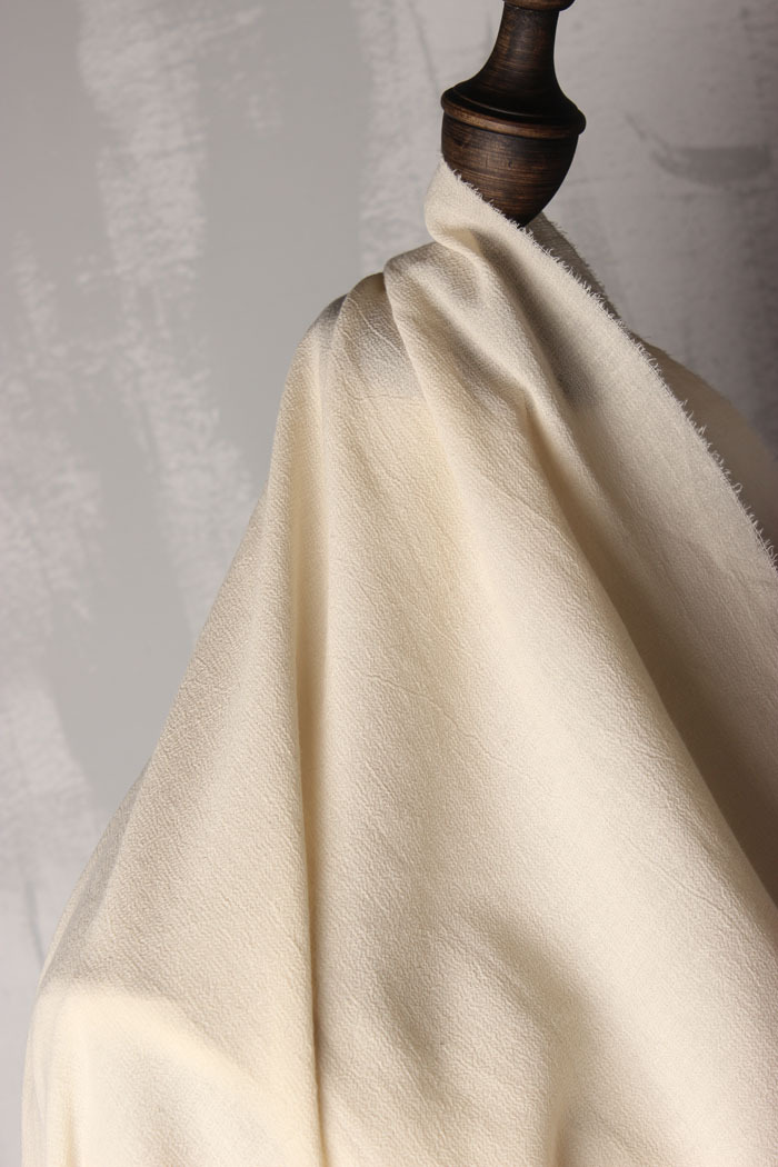 米色人棉人造棉 乱麻全棉纯棉布料 克重120g