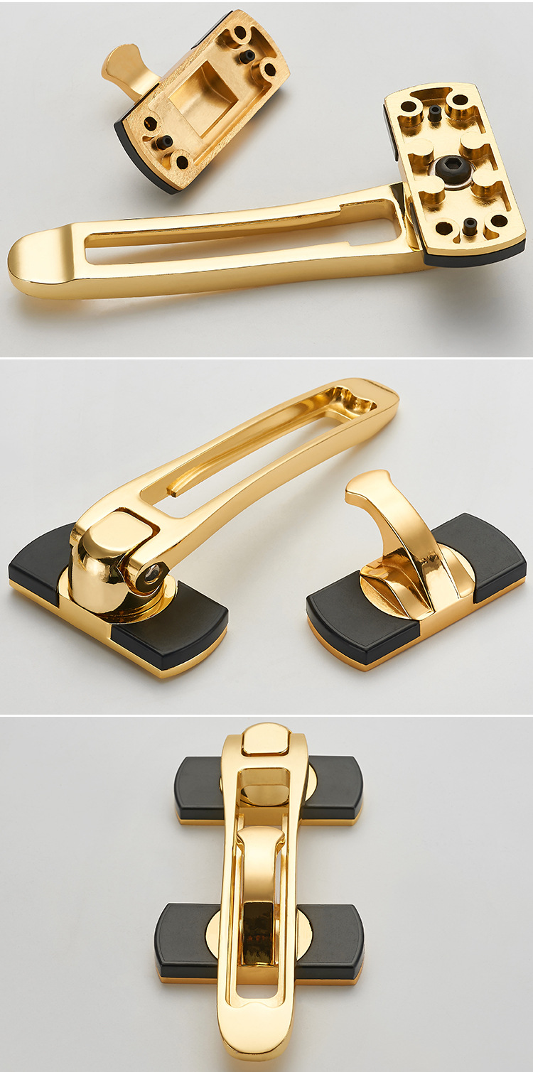 家用加厚防盗扣酒店房门防盗链门保护搭扣锁扣门拴保险扣插销