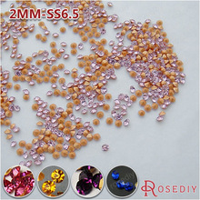 Diy饰品配件 2MM-SS6.5 尖底水钻 手机壳配件 玻璃钻 手工材料